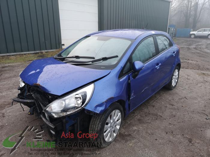 Kia Rio III 1.4 CVVT 16V Sloopvoertuig (2014, Donker, Blauw)
