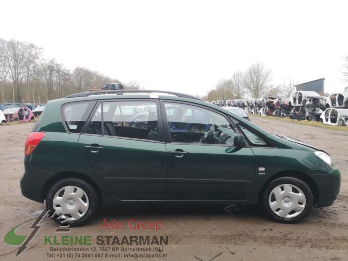 Toyota Corolla Verso 1.6 16V VVT-i Sloopvoertuig (2002, Groen)