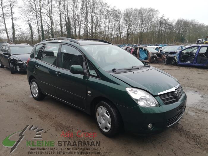 Toyota Corolla Verso 1.6 16V VVT-i Sloopvoertuig (2002, Groen)