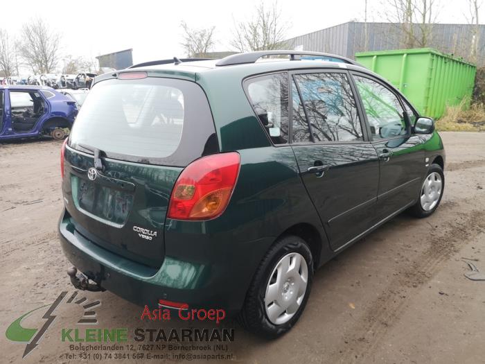 Toyota Corolla Verso 1.6 16V VVT-i Sloopvoertuig (2002, Groen)