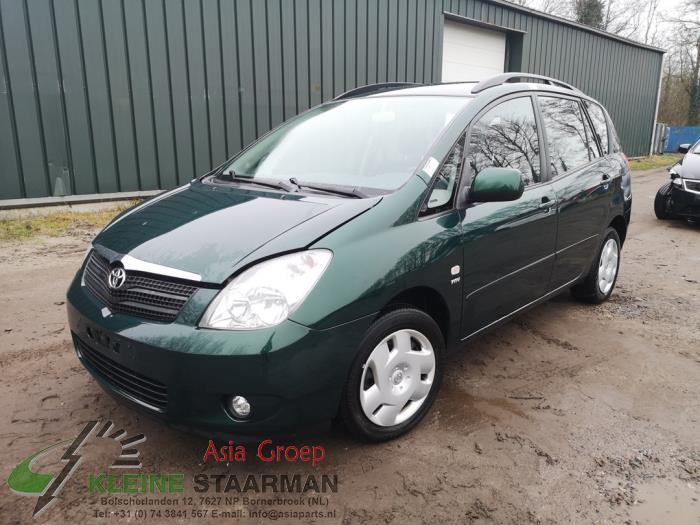 Toyota Corolla Verso 1.6 16V VVT-i Sloopvoertuig (2002, Groen)