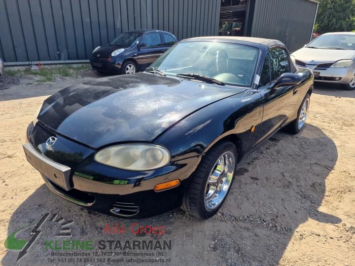 Mazda MX-5 1.6i 16V Sloopvoertuig (2001, Zwart)