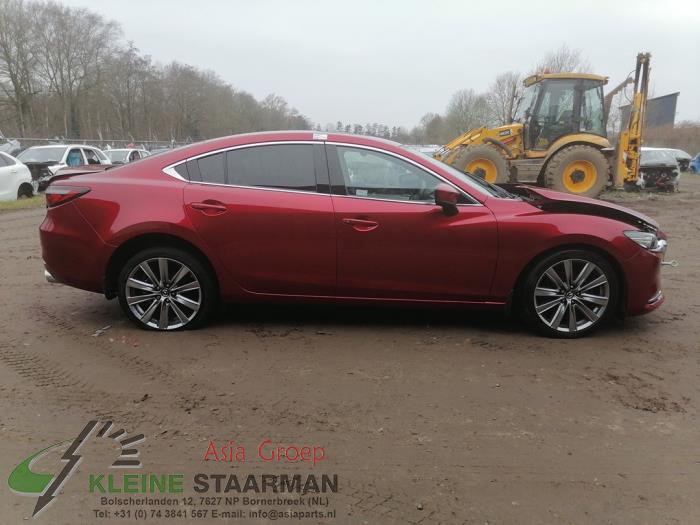 Mazda 6 2.2d SkyActiv-g i-eloop 16V Sloopvoertuig (2018, Rood)