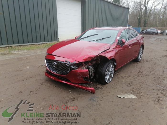 Mazda 6 2.2d SkyActiv-g i-eloop 16V Sloopvoertuig (2018, Rood)