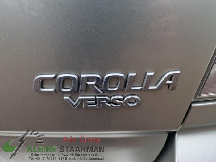 Toyota Corolla Verso 1.8 16V VVT-i Sloopvoertuig (2006, Grijs)