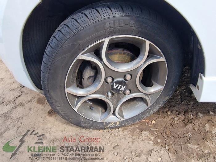 Kia Picanto 1.0 12V Sloopvoertuig (2013, Wit)