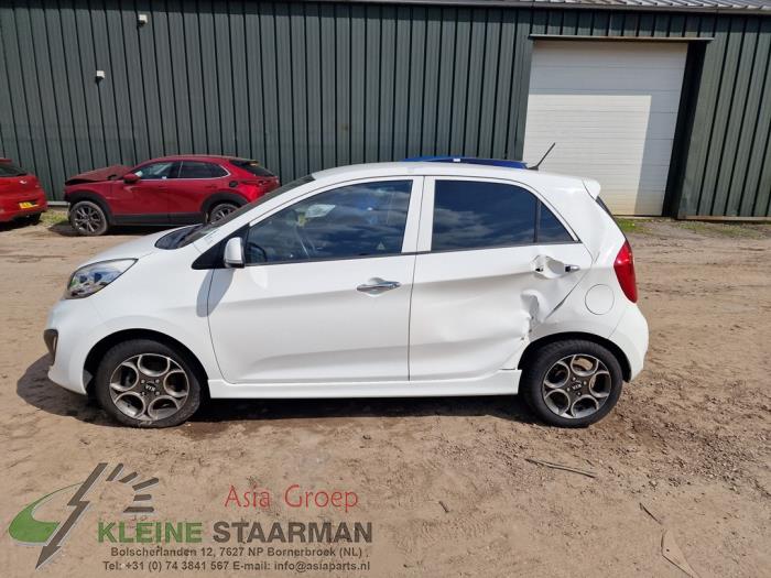 Kia Picanto 1.0 12V Sloopvoertuig (2013, Wit)
