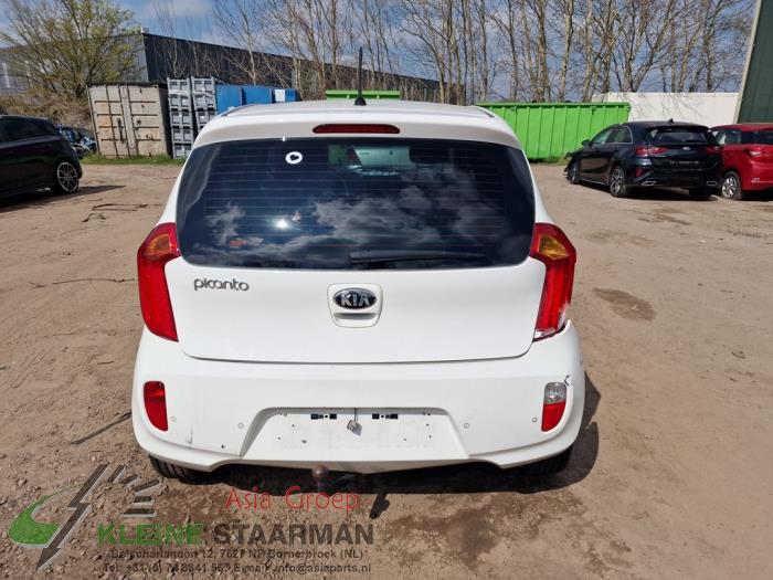 Kia Picanto 1.0 12V Sloopvoertuig (2013, Wit)