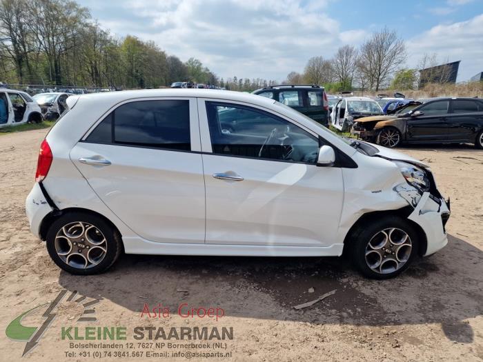 Kia Picanto 1.0 12V Sloopvoertuig (2013, Wit)