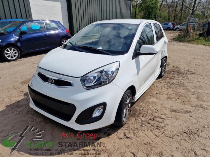 Kia Picanto 1.0 12V Sloopvoertuig (2013, Wit)