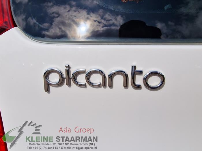 Kia Picanto 1.0 12V Sloopvoertuig (2013, Wit)