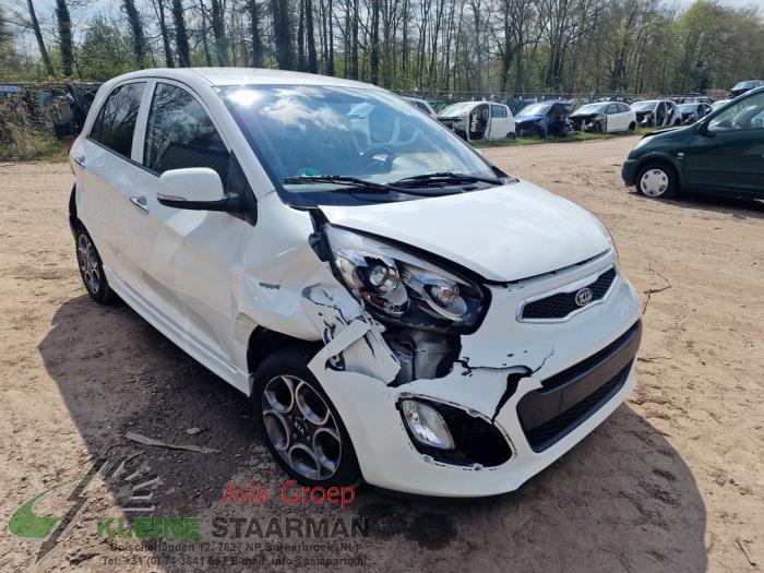 Kia Picanto 1.0 12V Sloopvoertuig (2013, Wit)