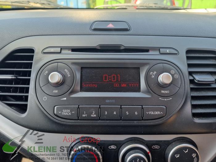 Kia Picanto 1.0 12V Sloopvoertuig (2015, Zwart)