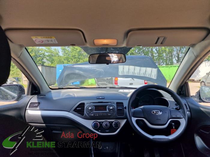 Kia Picanto 1.0 12V Sloopvoertuig (2015, Zwart)