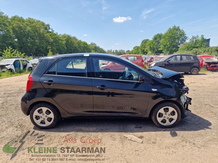 Kia Picanto 1.0 12V Sloopvoertuig (2015, Zwart)