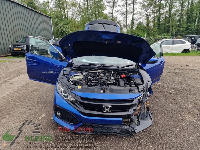 Honda Civic 1.0i VTEC Turbo 12V Sloopvoertuig (2018, Blauw)