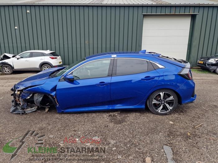 Honda Civic 1.0i VTEC Turbo 12V Sloopvoertuig (2018, Blauw)