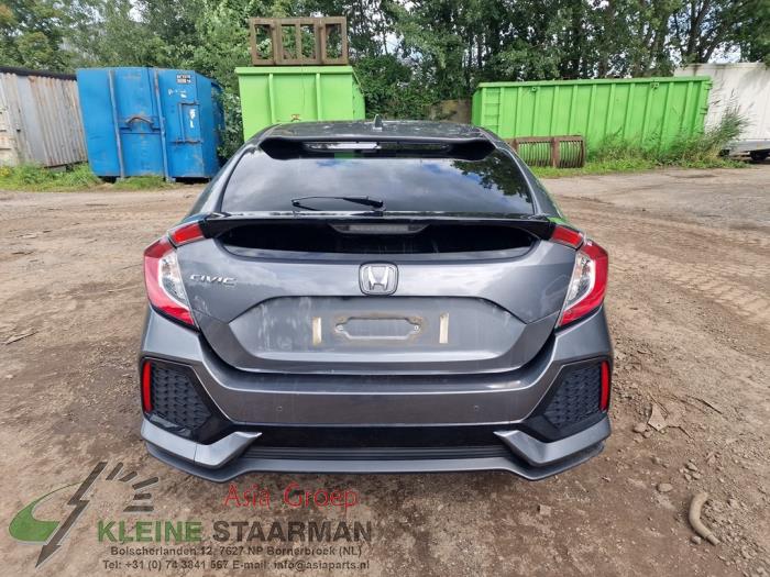 Honda Civic 1.0i VTEC Turbo 12V Sloopvoertuig (2017, Donker, Grijs)