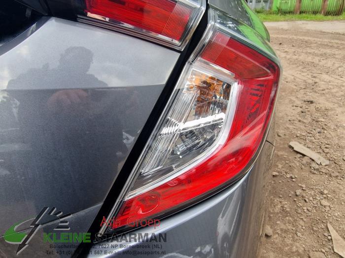 Honda Civic 1.0i VTEC Turbo 12V Sloopvoertuig (2017, Donker, Grijs)