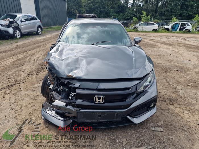 Honda Civic 1.0i VTEC Turbo 12V Sloopvoertuig (2017, Donker, Grijs)