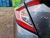 Honda Civic 1.0i VTEC Turbo 12V Sloopvoertuig (2017, Donker, Grijs)