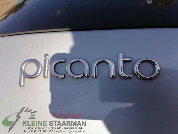 Kia Picanto 1.0 12V Sloopvoertuig (2018, Blauw)