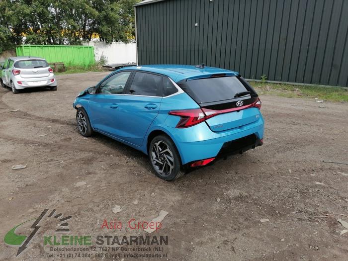 Hyundai i20 1.0 T-GDI 100 Mild Hybrid 48V 12V Sloopvoertuig (2022, Turquoise)