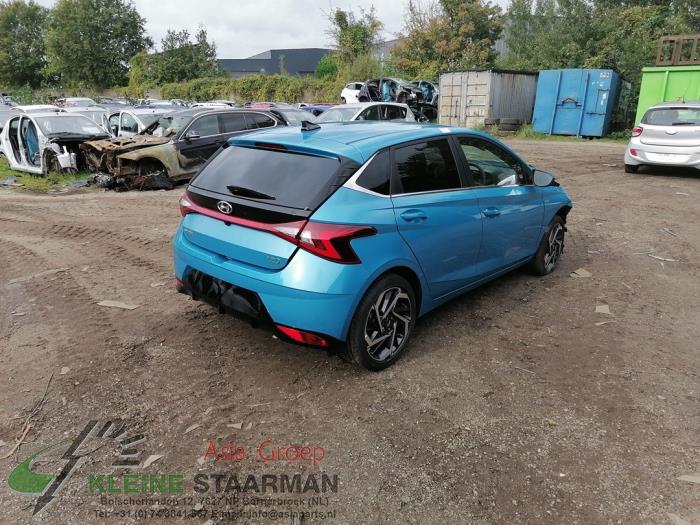 Hyundai i20 1.0 T-GDI 100 Mild Hybrid 48V 12V Sloopvoertuig (2022, Turquoise)