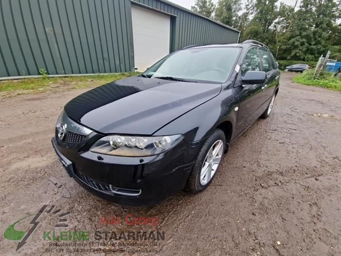 Mazda 6 Sportbreak 1.8i 16V Sloopvoertuig (2007, Zwart)