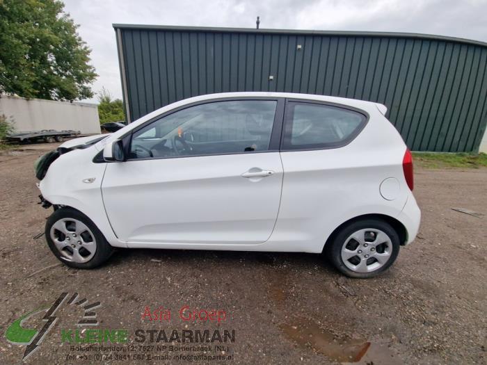 Kia Picanto 1.2 16V Sloopvoertuig (2013, Wit)