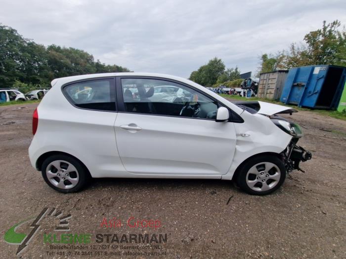 Kia Picanto 1.2 16V Sloopvoertuig (2013, Wit)