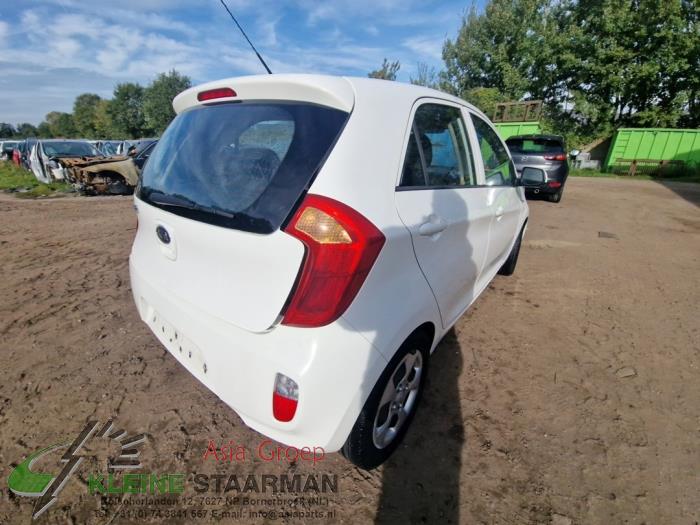 Kia Picanto 1.0 12V Sloopvoertuig (2012, Wit)