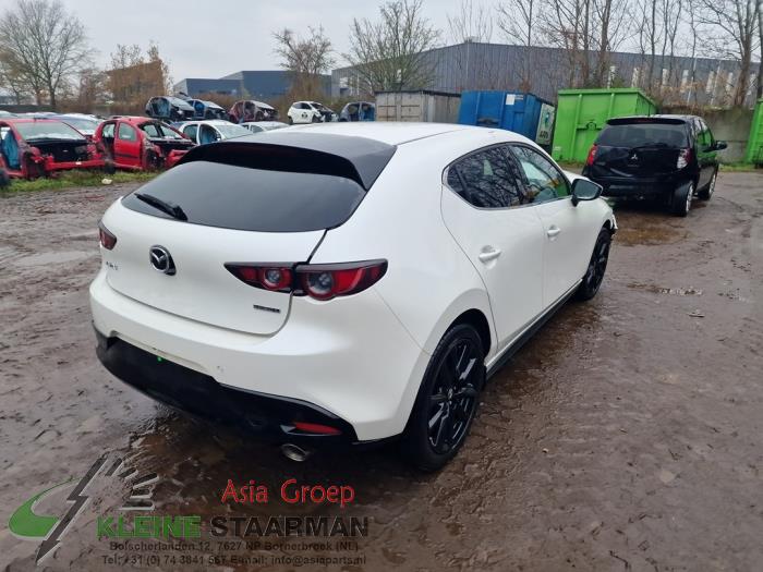 Mazda 3 Sport 2.0 SkyActiv-X M Hybrid 16V Sloopvoertuig (2021, Wit)