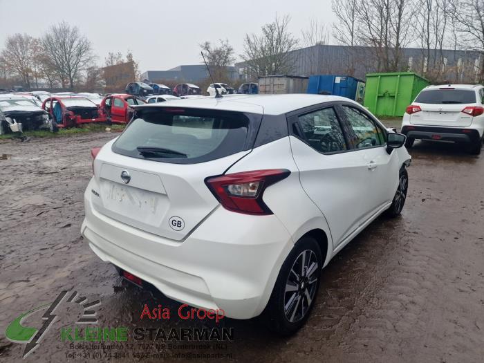 Nissan Micra 0.9 IG-T 12V Sloopvoertuig (2017, Wit)