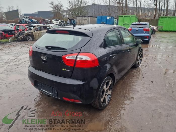 Kia Rio III 1.2 CVVT 16V Sloopvoertuig (2012, Zwart)
