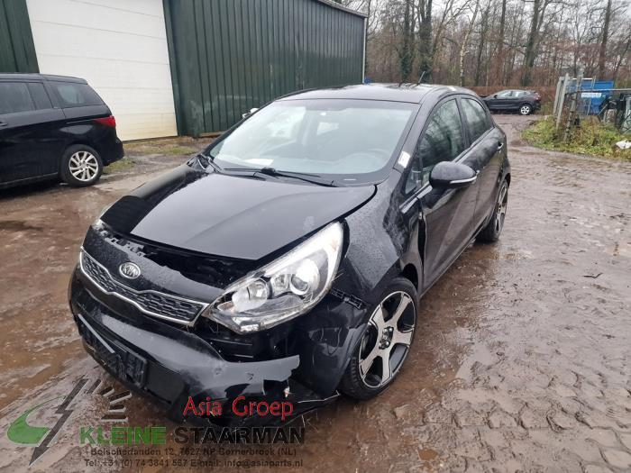 Kia Rio III 1.2 CVVT 16V Sloopvoertuig (2012, Zwart)