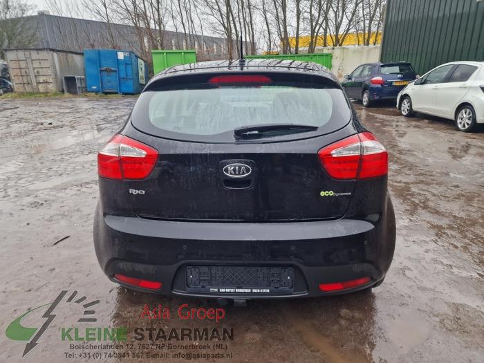 Kia Rio III 1.2 CVVT 16V Sloopvoertuig (2012, Zwart)