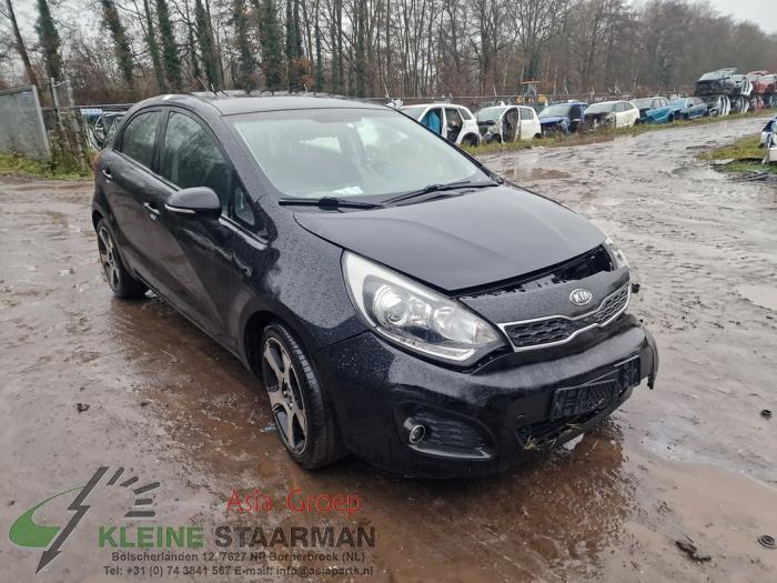 Kia Rio III 1.2 CVVT 16V Sloopvoertuig (2012, Zwart)
