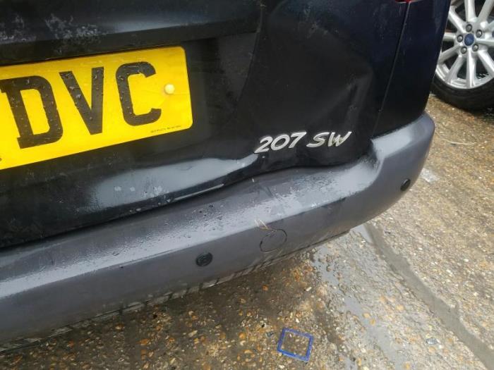 Peugeot 207 SW 1.4 16V Vti Sloopvoertuig (2009, Zwart)