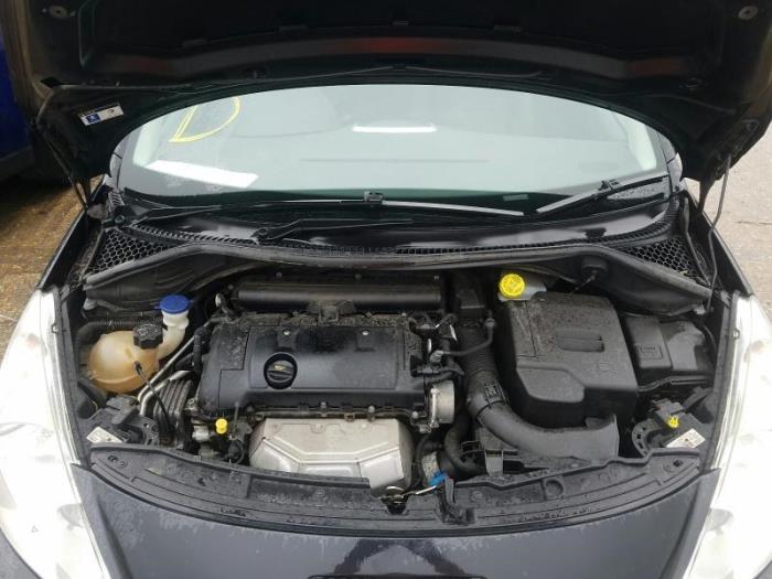 Peugeot 207 SW 1.4 16V Vti Sloopvoertuig (2009, Zwart)