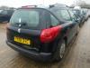 Peugeot 207 SW 1.4 16V Vti Sloopvoertuig (2009, Zwart)