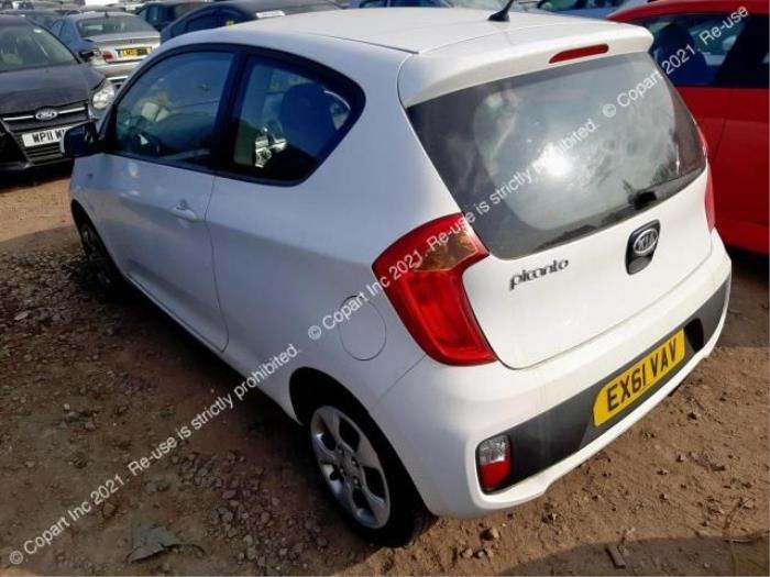 Kia Picanto 1.0 12V LPG Sloopvoertuig (2011, Wit)