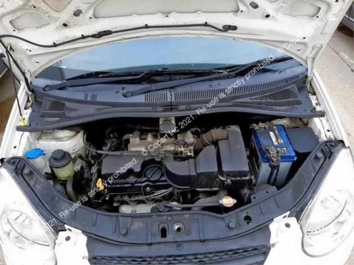 Kia Picanto 1.0 12V Sloopvoertuig (2010, Wit)