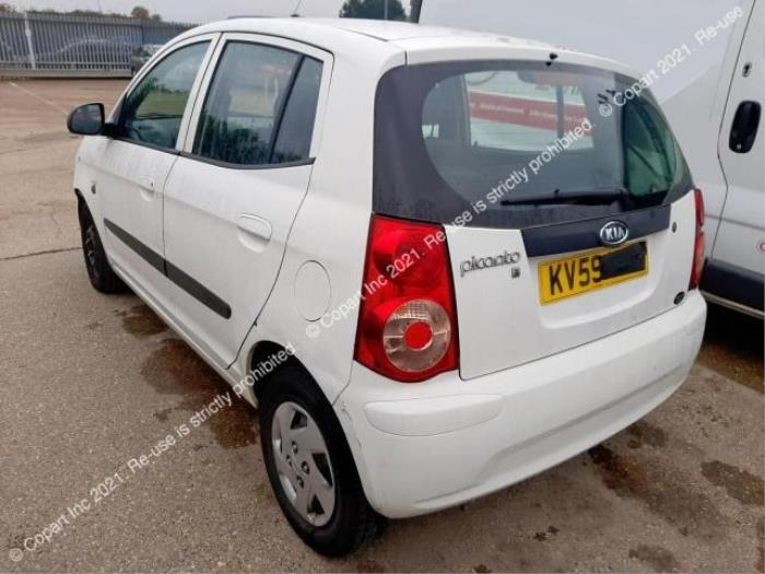 Kia Picanto 1.0 12V Sloopvoertuig (2010, Wit)
