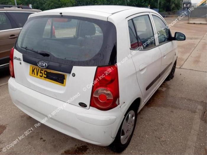 Kia Picanto 1.0 12V Sloopvoertuig (2010, Wit)