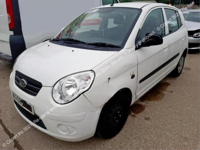 Kia Picanto 1.0 12V Sloopvoertuig (2010, Wit)