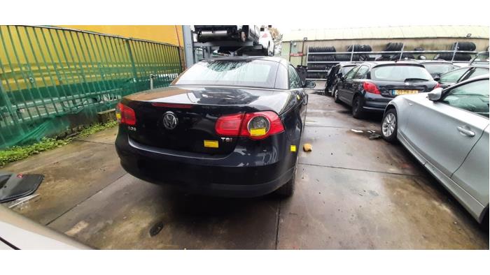 Volkswagen Eos 1.4 TSI 16V BlueMotion Sloopvoertuig (2008, Zwart)