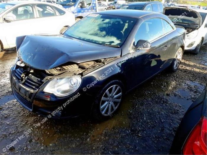 Volkswagen Eos 1.4 TSI 16V BlueMotion Sloopvoertuig (2008, Zwart)