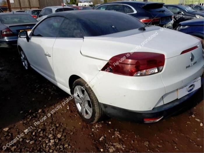 Renault Megane III CC 1.4 16V TCe 130 Sloopvoertuig (2011, Wit)