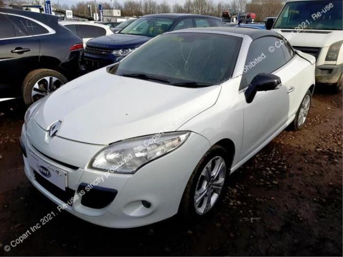 Renault Megane III CC 1.4 16V TCe 130 Sloopvoertuig (2011, Wit)